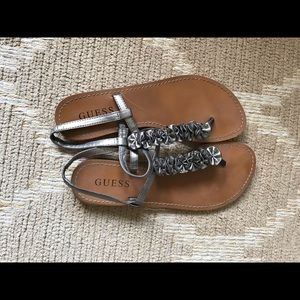 Pewter Guess Sandals